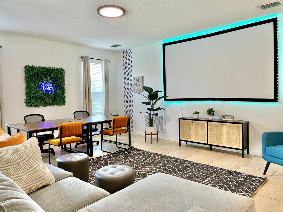 Huge 6Br House - Private Pool Retreat Near Disney 키시미 외부 사진