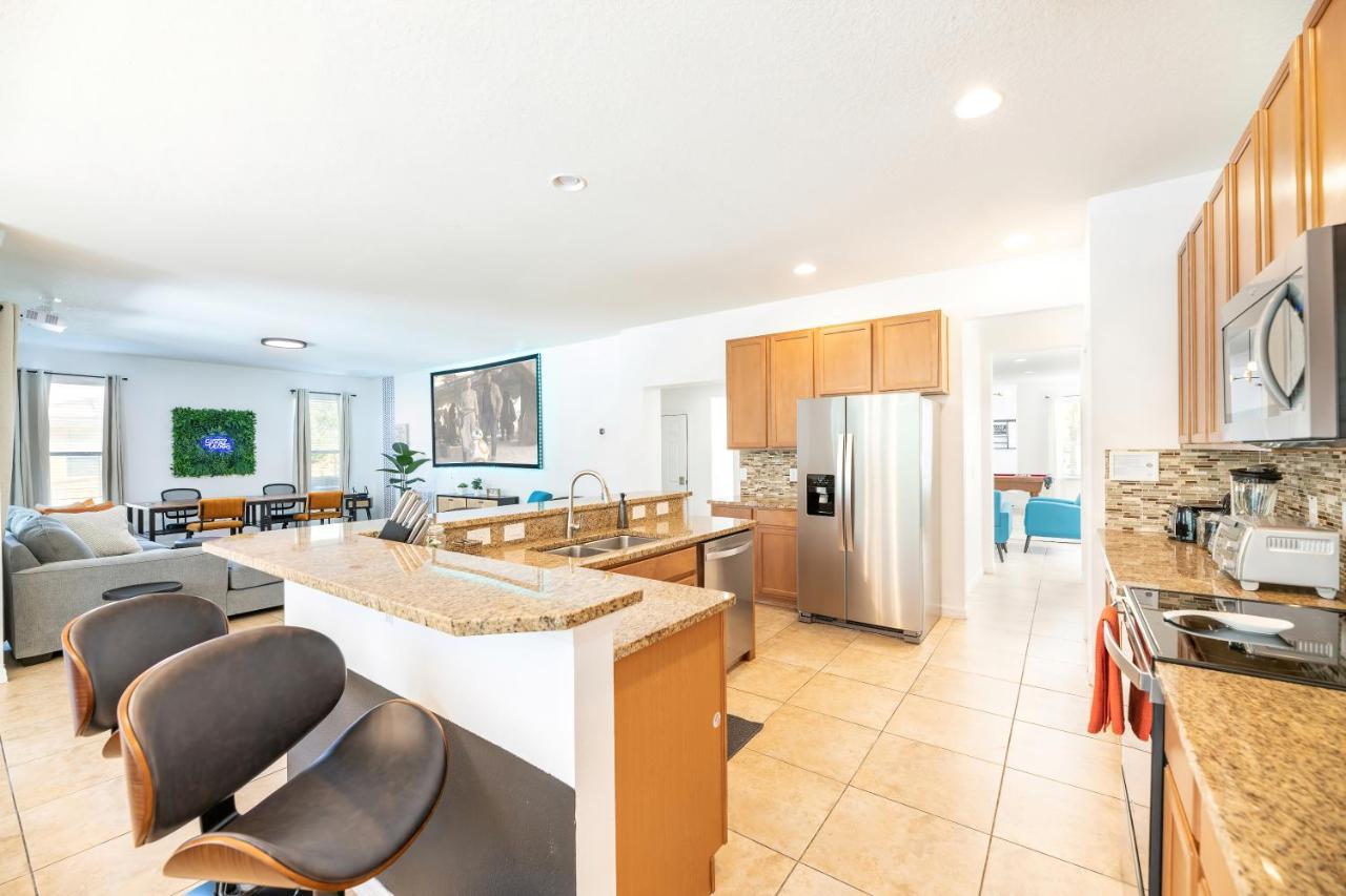 Huge 6Br House - Private Pool Retreat Near Disney 키시미 외부 사진